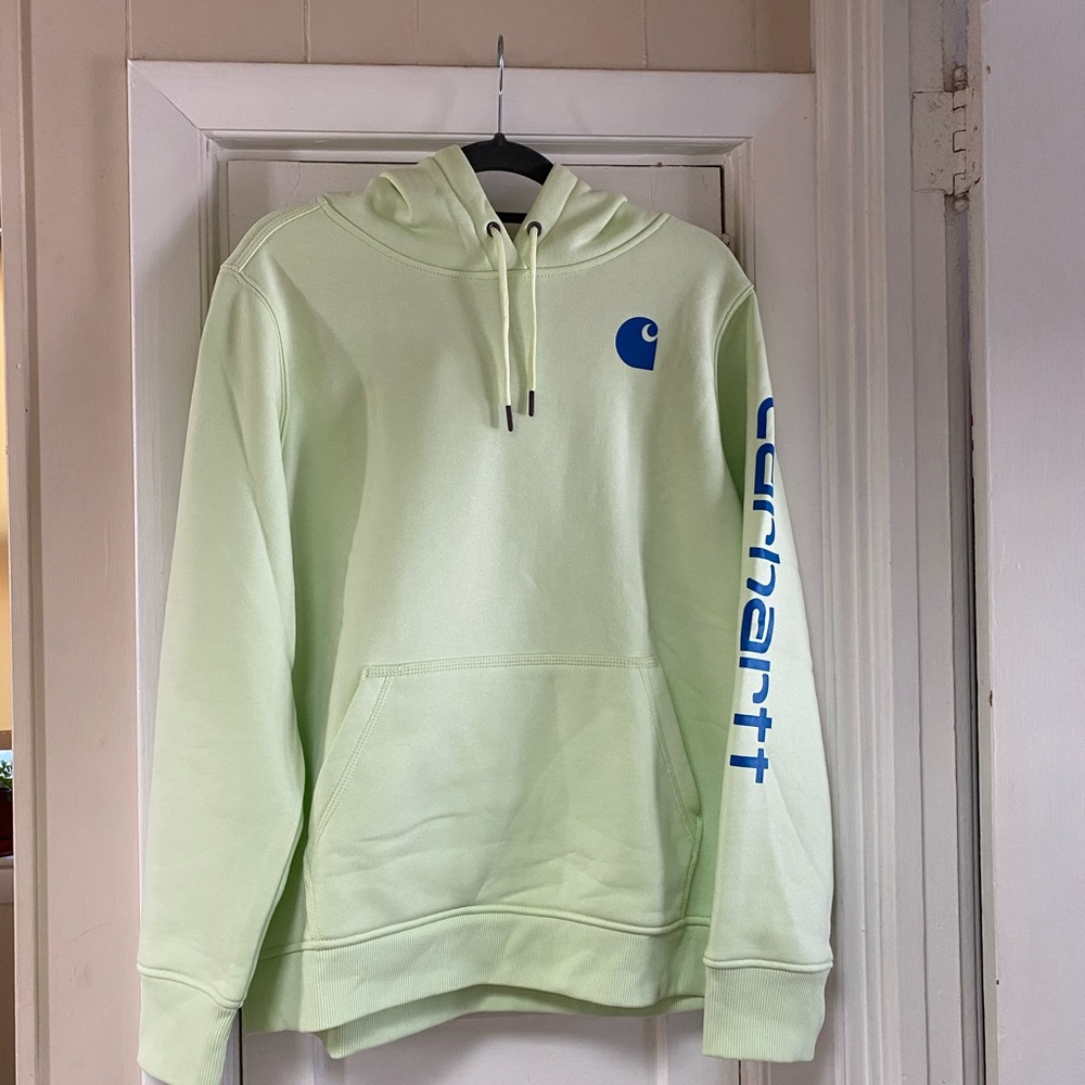 Relaxed Fit Midweight Logo Sleeve Graphic Hoddie